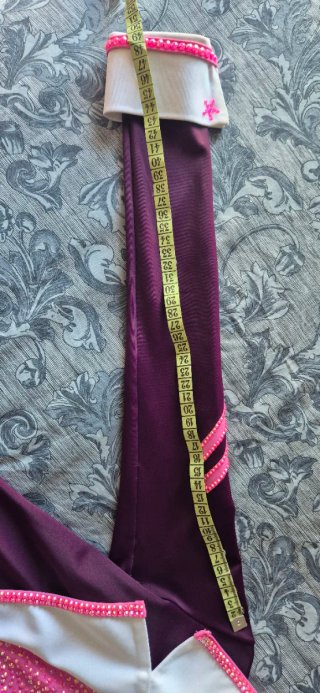 Maillot patinaje artístico morado