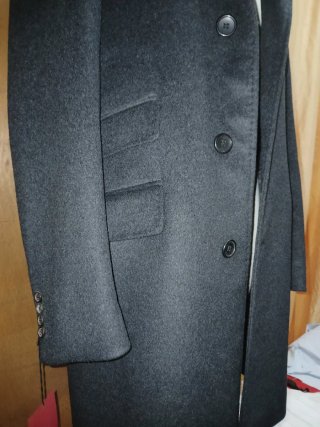 Cappotto uomo grigio taglia M