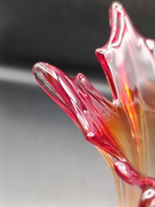 Vaso in cristallo Murano Fratelli Toso