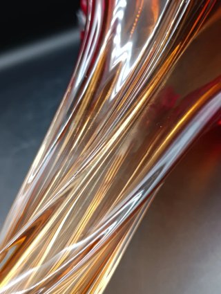 Vaso in cristallo Murano Fratelli Toso