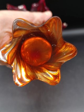 Vaso in cristallo Murano Fratelli Toso