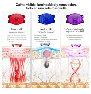 Máscara LED Facial INIA GLOW 2 NIR