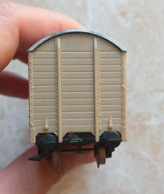 Lima H0 Carro 3163 Fiat coperto 2 assi FS vintage