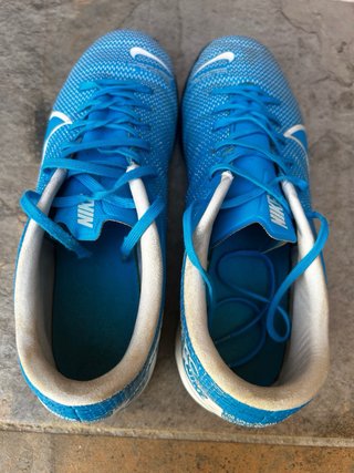 Zapatillas Nike Mercurial Azul y Blanco