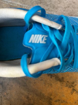 Zapatillas Nike Mercurial Azul y Blanco