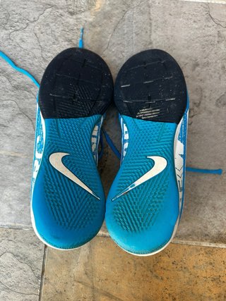 Zapatillas Nike Mercurial Azul y Blanco
