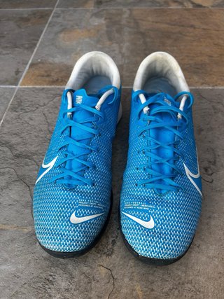 Zapatillas Nike Mercurial Azul y Blanco