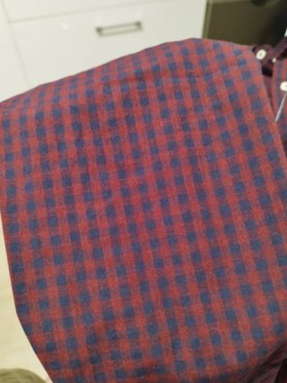 Camisa Mango a cuadros roja Talla S