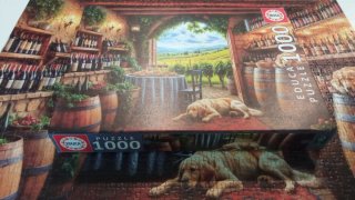 Puzzle EDUCA 1000 Piezas Canes et Vinum 20292