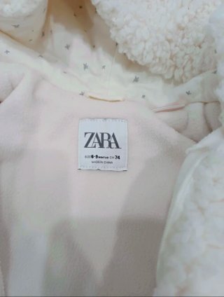 Buzo Abrigo Borreguito Bebé Zara 6-9 meses / 74cm