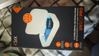 Esterilizador UV KSIX UVBOXPRO con Carga Inalámbri