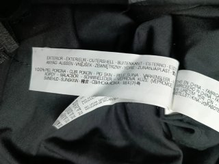 Falda Zara flecos piel negra