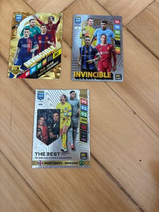 Cartas FIFA 365 Invencibles y The Best