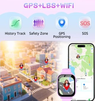 Smartwatch Bambini 4G GPS Videochiamate HD Nuovo