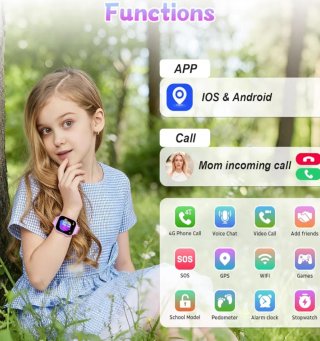 Smartwatch Bambini 4G GPS Videochiamate HD Nuovo