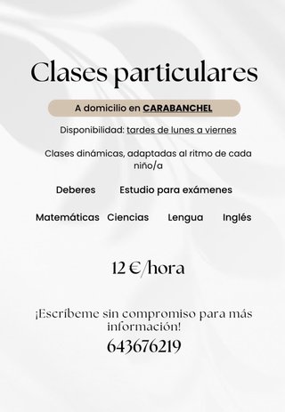 Clases particulares