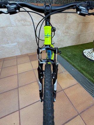 Bici WSY Cosmic Amarillo y Azul