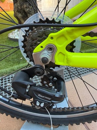 Bici WSY Cosmic Amarillo y Azul