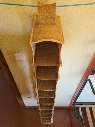 Organizador colgante de tela para zapatos 10 comp.