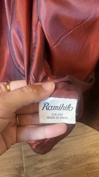Abrigo ante vintage marrón