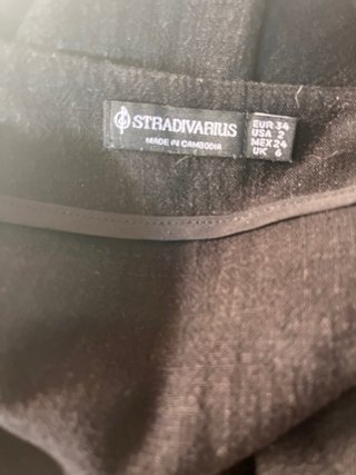 Completo Stradivarius nero - top + gonna