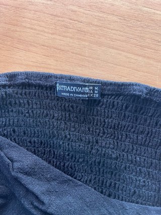 Completo Stradivarius nero - top + gonna