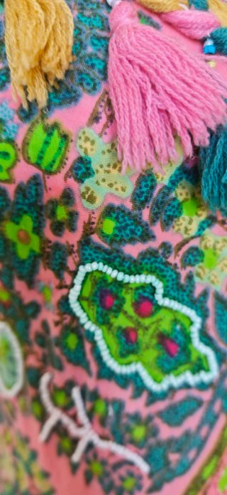 Vestido largo estampado boho con bolsillos