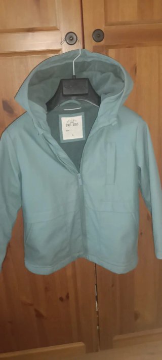 Chaqueta infantil 5 años verde agua