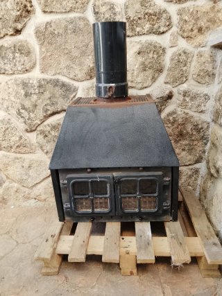 Chimenea de leña hierro fundido