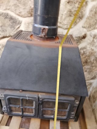 Chimenea de leña hierro fundido