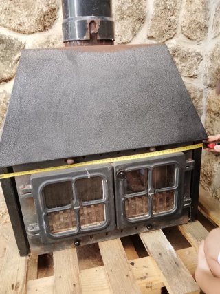 Chimenea de leña hierro fundido