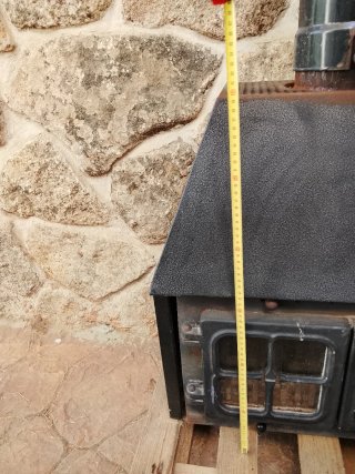 Chimenea de leña hierro fundido