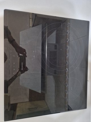 Placa de inducción Siemens negra