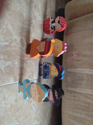 Figuras magnéticas infantiles de madera