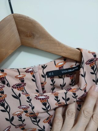 Vestido Sfera Talla M Estampado Floral