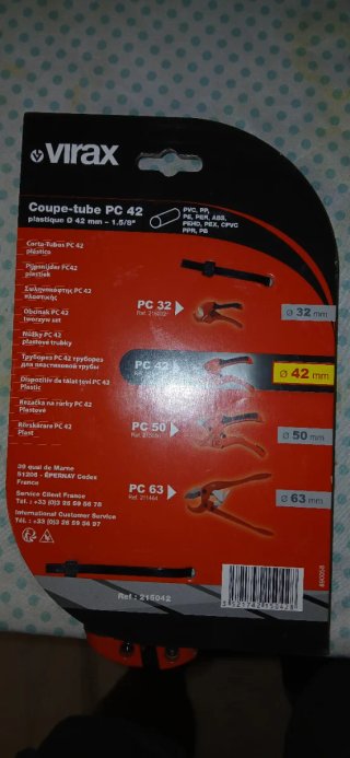Cortatubos Virax PC 42