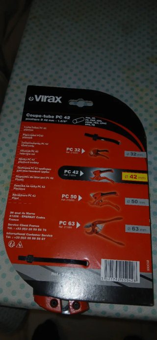 Cortatubos Virax PC 42