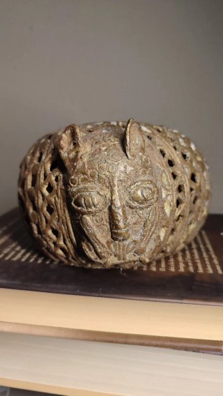 Brazalete Bronce Africano Leopardo.1 kgr.