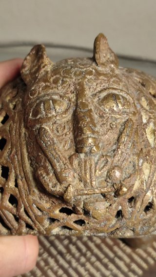 Brazalete Bronce Africano Leopardo.1 kgr.