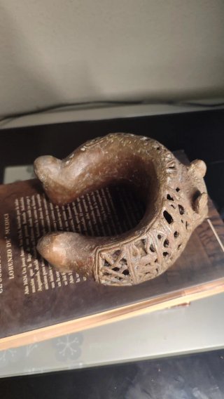 Brazalete Bronce Africano Leopardo.1 kgr.