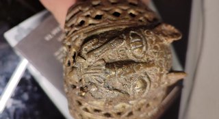 Brazalete Bronce Africano Leopardo.1 kgr.