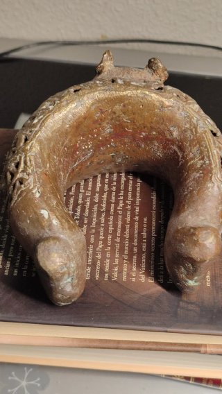 Brazalete Bronce Africano Leopardo.1 kgr.