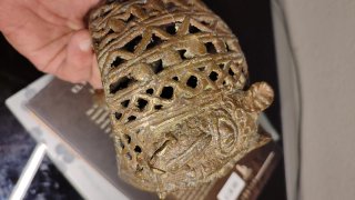 Brazalete Bronce Africano Leopardo.1 kgr.