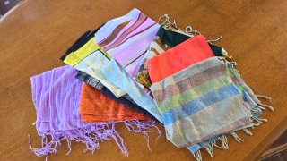 Lotto 9 foulard seta