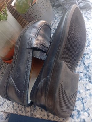Zapatos niño piel negros