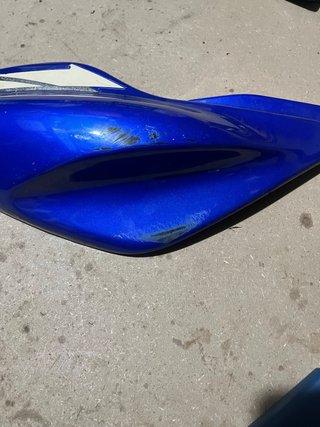 Cacha trasera derecha Aerox Azul
