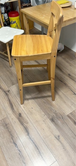 Silla alta madera Ikea Ingolf