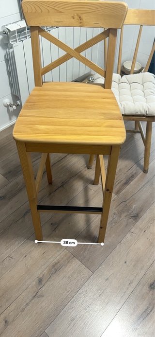 Silla alta madera Ikea Ingolf