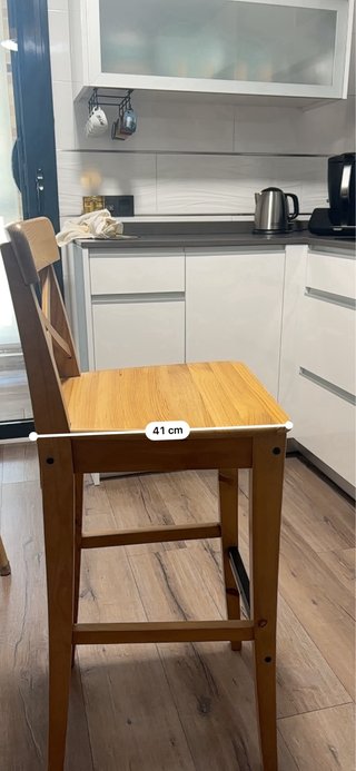 Silla alta madera Ikea Ingolf