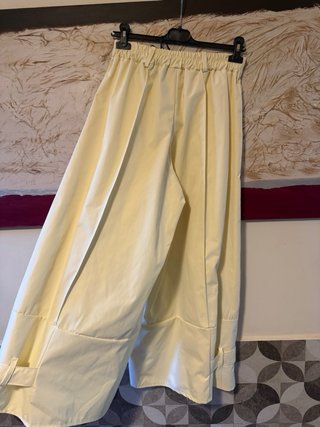 Pantaloni culotte gialli